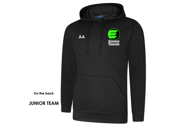 Encore Tennis Hoody Black Junior (UC)