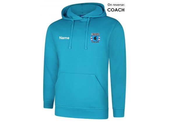 Mid Sussex Netball Coaches Hoody Sapphire Blue (UC)