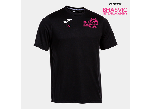 BHASVIC Netball Tee Black Unisex Fit (Combi)