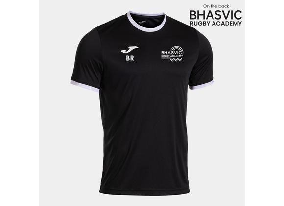 BHASVIC Rugby Tee Black Adult (Premium)