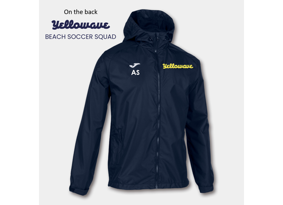 Yellowave Beach Soccer Rain Jacket Navy (Cervino)