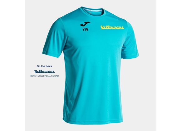 Yellowave Beach Volleyball Squad Tee Turq Junior (Combi)