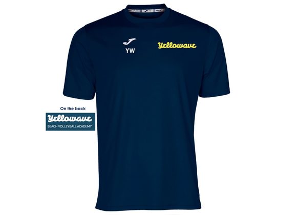 Yellowave Beach Volleyball Academy Tee Navy Adult (Combi)