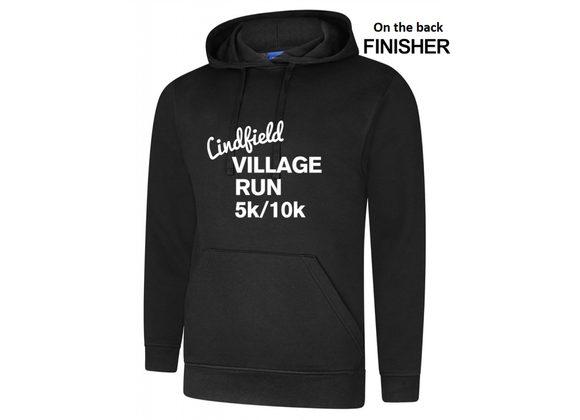 Lindfield Village Run Hoody Black Juniors (UC) 