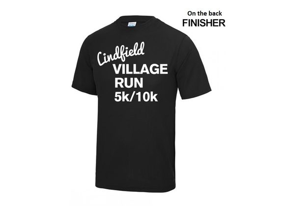 Lindfield Village Run T-Shirt Black Juniors (UC) 