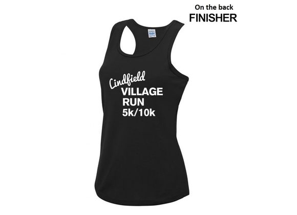 Lindfield Village Run Vests Black Women  