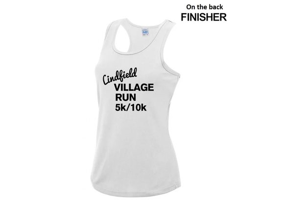 Lindfield Village Run Vests White Women  