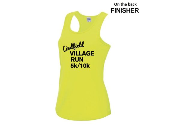 Lindfield Village Run Vests Yellow Women  