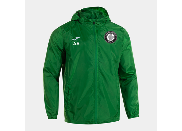 Buckingham Park Tennis Rain Coat Green Adult (Rain)