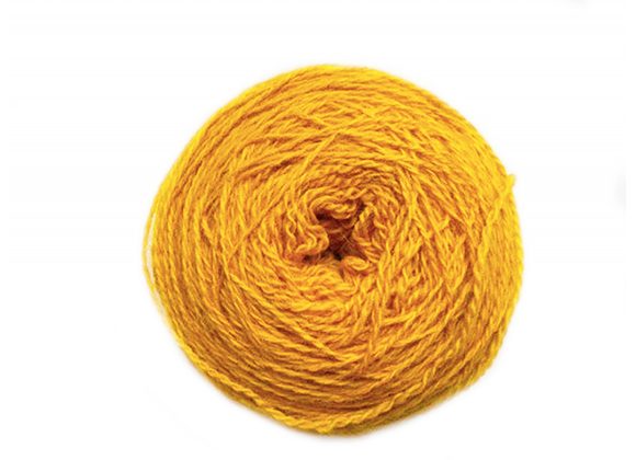 Golden yellow 4ply wool