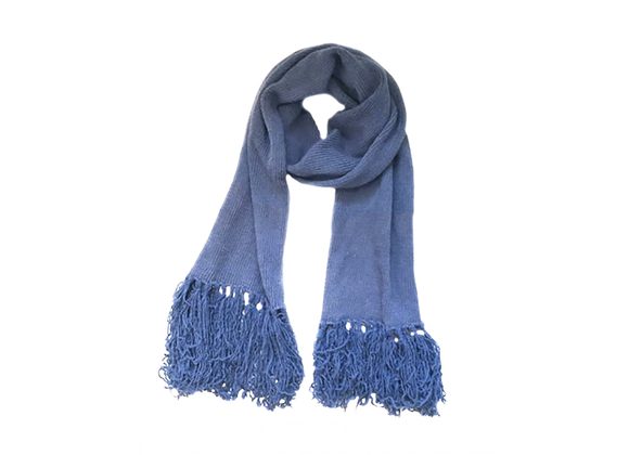 Tassel scarf - Blue 