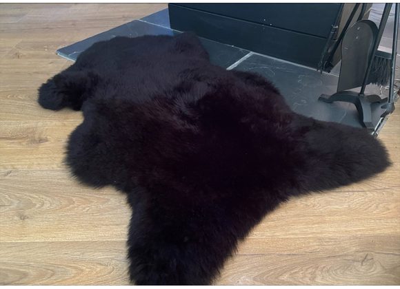Sheepskin rug- Black 