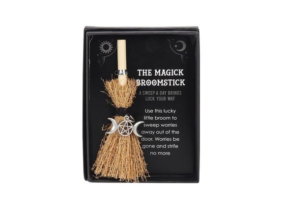 Triple Moon Mini Magick Broomstick STOCK DUE SOON