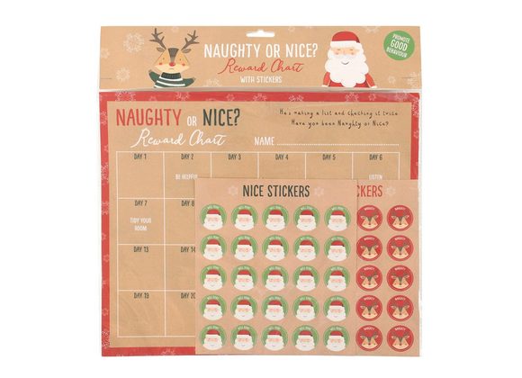 Naughty or Nice Christmas Reward Chart