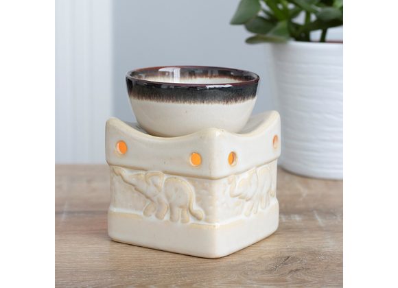 Two Tone Elephant Oil Burner