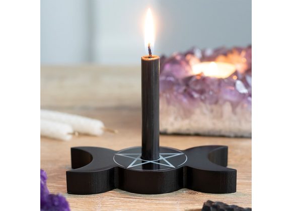 Triple Moon Spell Candle Holder