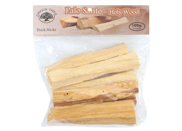 Green Tree Palo Santo Thick Sticks 100g STOCK DUE SOON