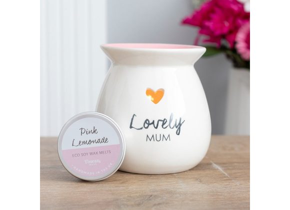 Lovely Mum Wax Melt Burner Gift Set