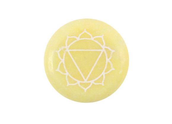 Solar Plexus Chakra Meditation Stone