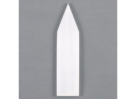 Selenite Flat Pointed Wand