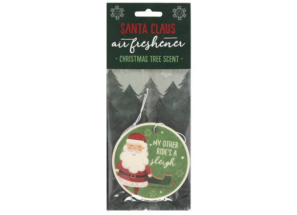 Santa Christmas Tree Scented Air Freshener