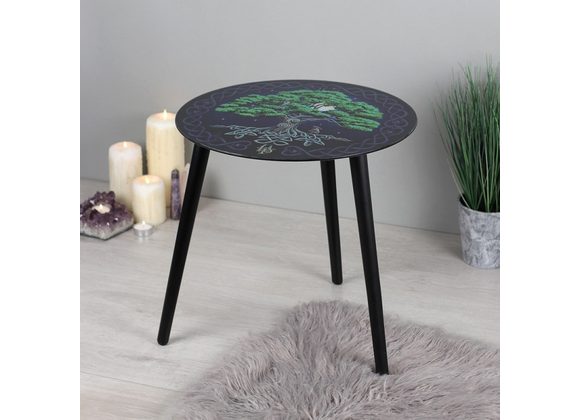 Tree of Life Glass Table by Lisa Parker RRP £29.99