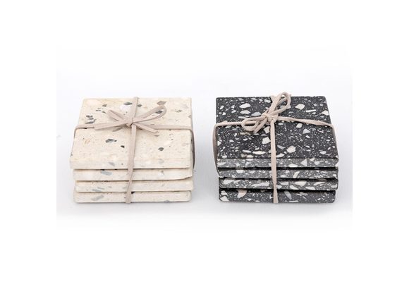 Terrazzo Marble Coaster Set RRP £14.99