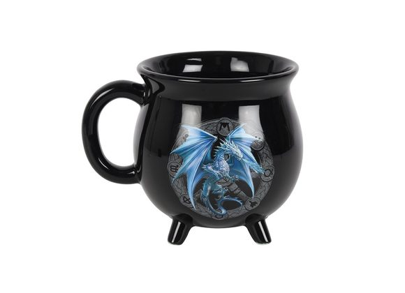 Yule Colour Changing Cauldron Mug by Anne Stokes STOCK DUE 53011/21