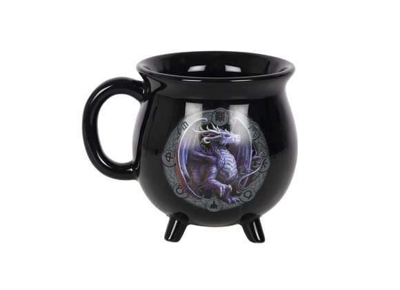 Samhain Colour Changing Cauldron Mug by Anne Stokes STOCK DUE 30/11/21