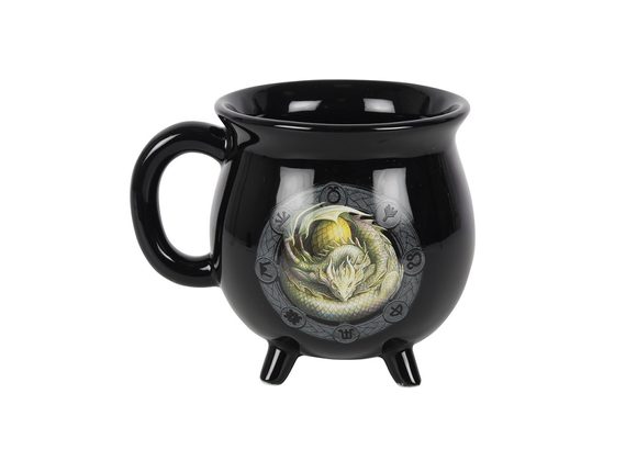 Ostara Colour Changing Cauldron Mug by Anne Stokes STOCK DUE 30/11/21