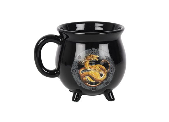 Litha Colour Changing Cauldron Mug by Anne Stokes STOCK DUE 30/11/21