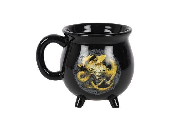 Imbolc Colour Changing Cauldron Mug by Anne Stokes STOCK DUE 30/11/21