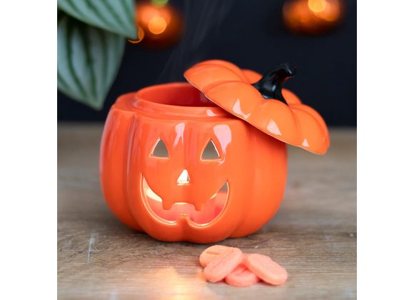 Orange Jack-O-Lantern Oil Burner STOCK DUE SOON