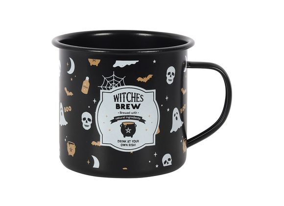 Witches Brew Enamel Mug STOCK DUE SOON