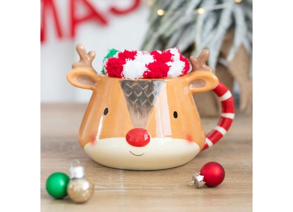 Reindeer Mug and Socks Set 