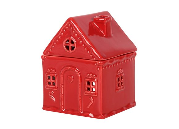 Red Gingerbread House Oil Burner STOCK DUE SOON