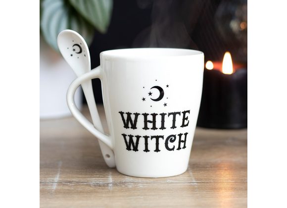 White Witch Mug and Spoon Set STOCK DUE 20/11/21