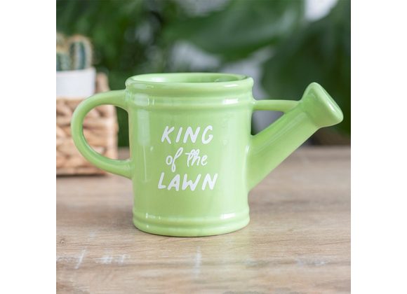 King of the Lawn Watering Can Mug 