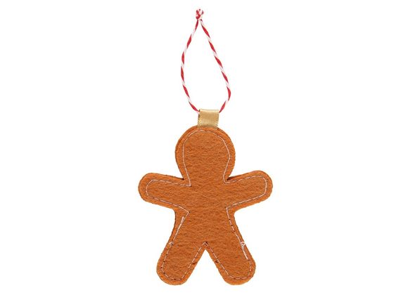 Felt Gingerbread Hanging Decoration STOCK DUE 26/10/2021