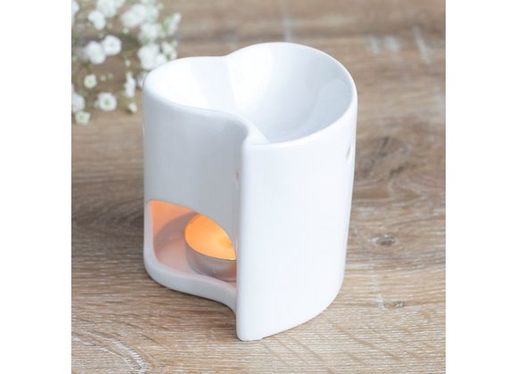 White Heart Oil Burner