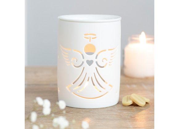 White Angel Cut Out Oil Burner