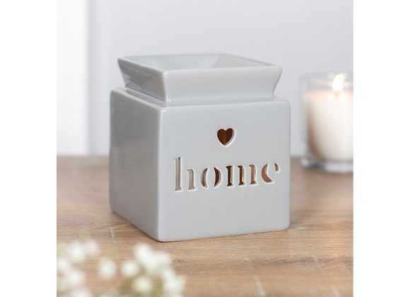 Grey Home Cut Out Oil Burner