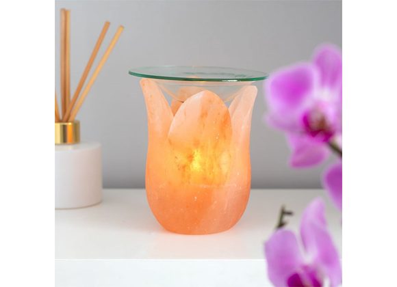 Tulip Shaped Himalayan Salt Oil Burner