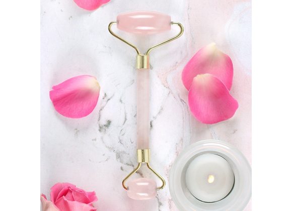 Rose Quartz Dual Ended Face Roller