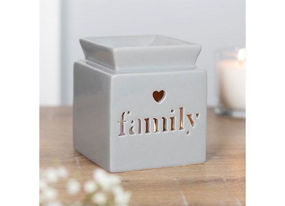 Grey Family Cut Out Oil Burner