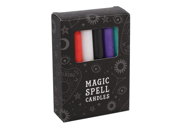 Pack of 12 Mixed Spell Candles STOCK DUE SOON