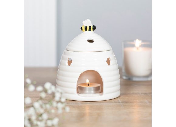 White Beehive Oil Burner STOCK DUE SOON