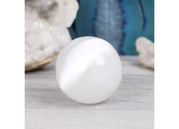 Small Selenite Sphere STOCK DUE 8/11/21