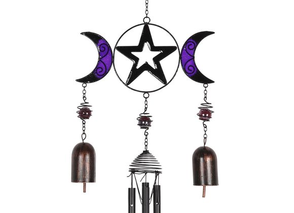 Triple Moon Windchime with Bells RRP £19.99