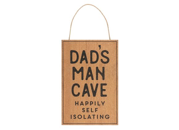 Daddy Cool Dad's Man Cave Hanging Sign STOCK DUE SOON